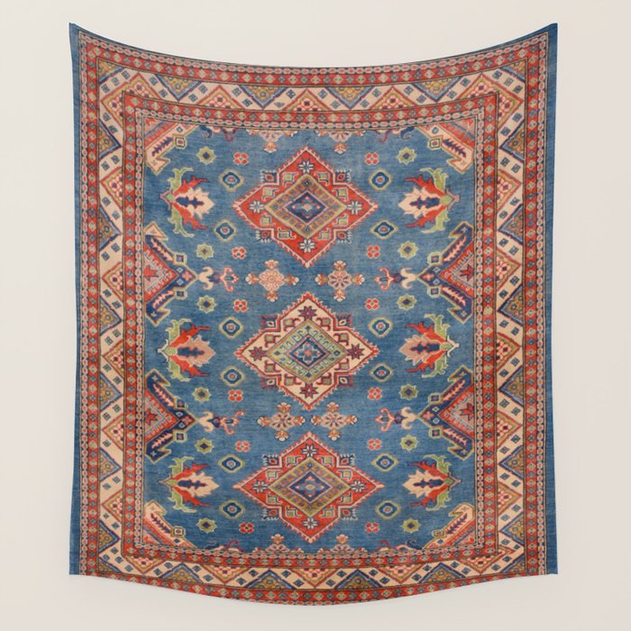 Blue Spring Tulips Wall Tapestry Gallery Image 1
