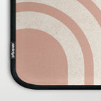 Mid Century Modern Dust Pink Sun and Rainbow Laptop Sleeve Gallery Image 3