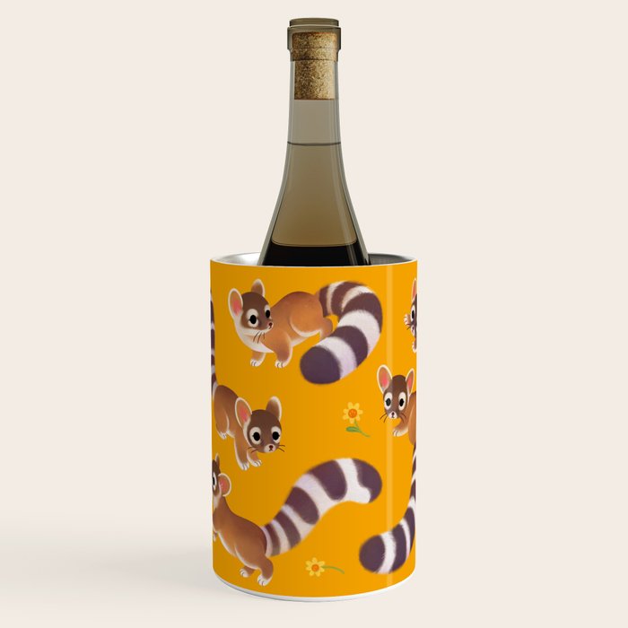 Ringtail - yellow Wine Chiller Gallery Image 1