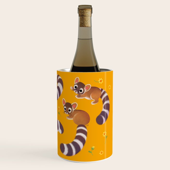 Ringtail - yellow Wine Chiller Gallery Image 3