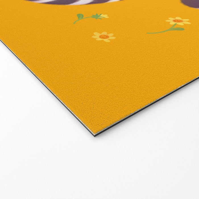 Ringtail - yellow Welcome Mat Gallery Image 2