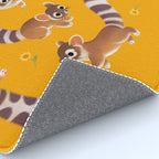 Ringtail - yellow Rug Gallery Image 4