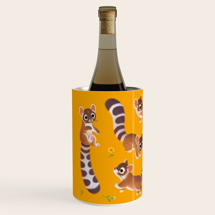 Ringtail - yellow Wine Chiller Gallery Image 2