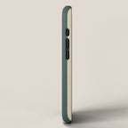 Green And Cream Vertical Stripes iPhone Case Gallery Image 2