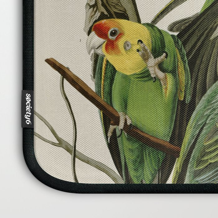Carolina Parrot - John James Audubon's Birds of America Print Laptop Sleeve Gallery Image 3
