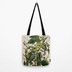 Carolina Parrot - John James Audubon's Birds of America Print Tote Bag Gallery Image 2