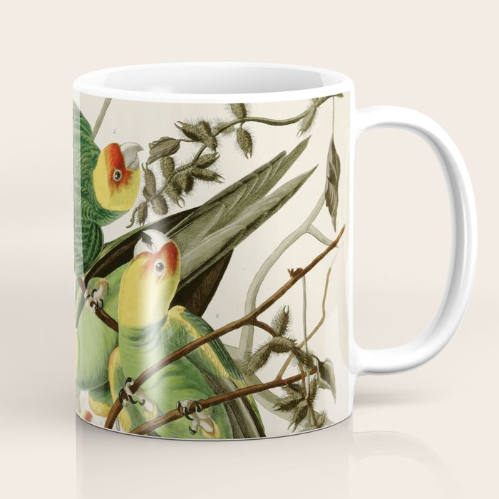 Carolina Parrot - John James Audubon's Birds of America Print Coffee Mug Gallery Image 1