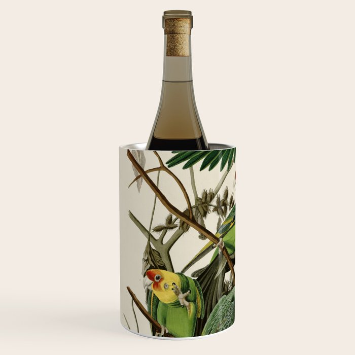Carolina Parrot - John James Audubon's Birds of America Print Wine Chiller Gallery Image 2