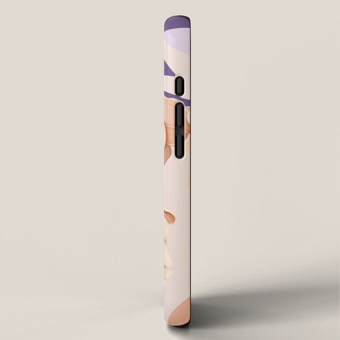 Large pink flowers MP3 iPhone Case Gallery Image 2