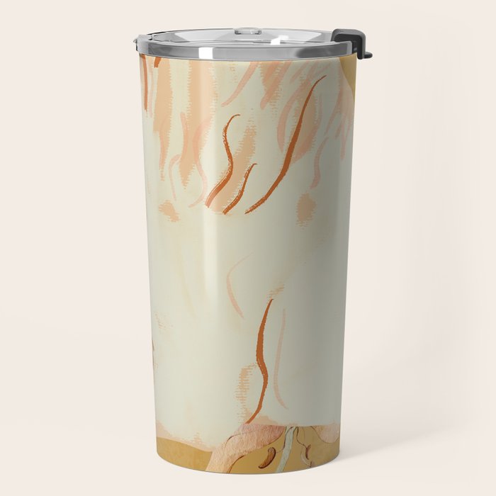 Minimal Abstract Art Horse Travel Mug Gallery Image 2