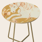 Minimal Abstract Art Horse Side Table Gallery Image 2