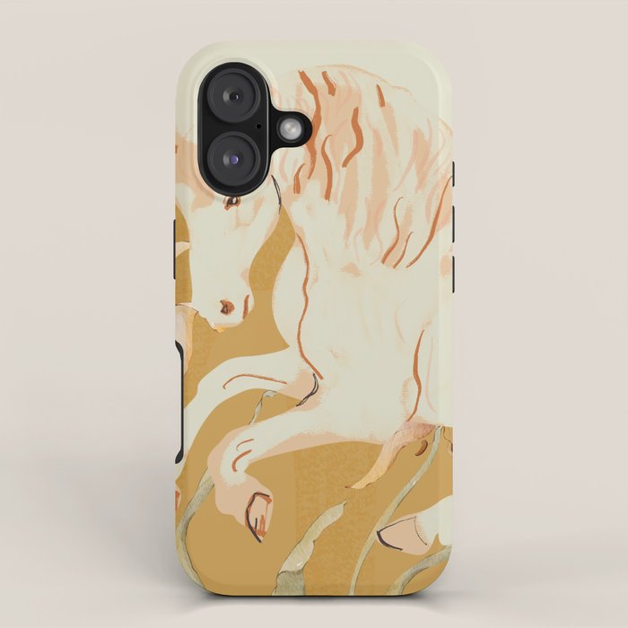 Minimal Abstract Art Horse iPhone Case Gallery Image 1