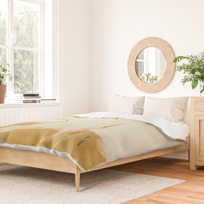 Minimal Abstract Art Horse Duvet Cover Gallery Image 2