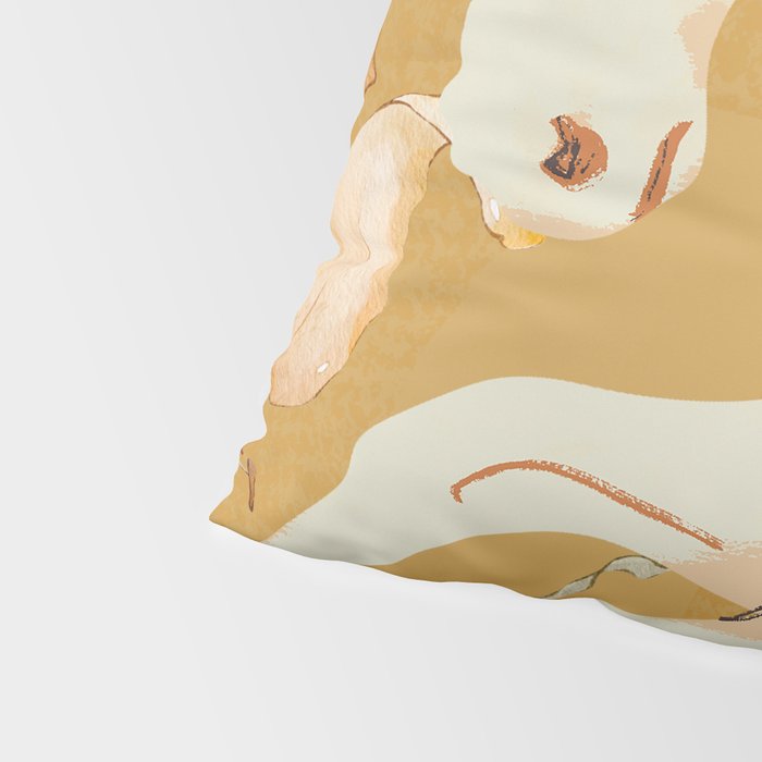 Minimal Abstract Art Horse Pillow Sham Gallery Image 4
