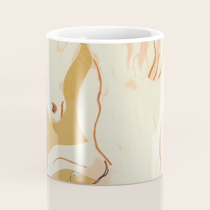 Minimal Abstract Art Horse Coffee Mug Gallery Image 4