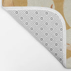 Minimal Abstract Art Horse Bath Mat Gallery Image 2