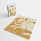 Minimal Abstract Art Horse Jigsaw Puzzle Gallery Image 2