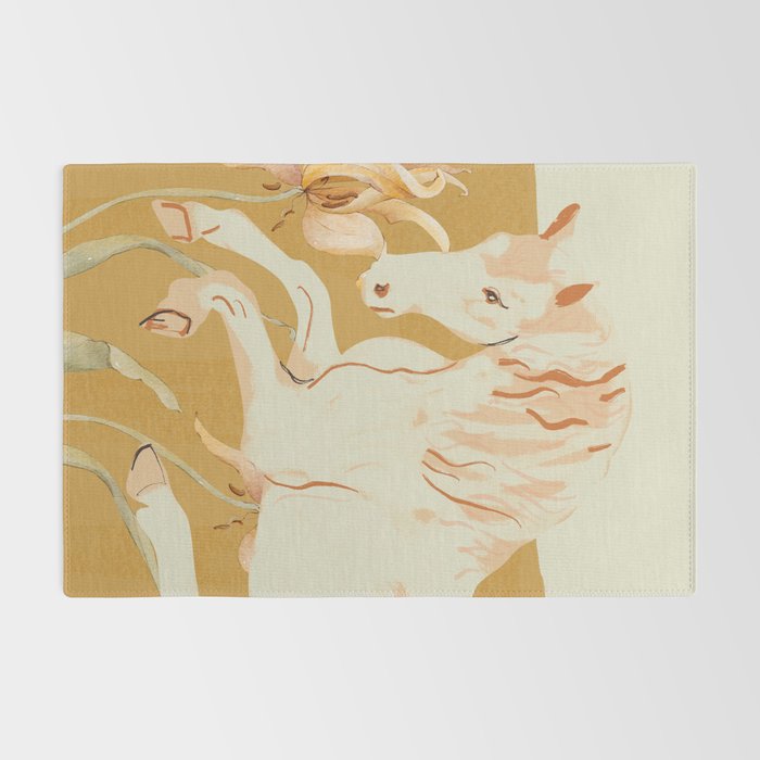 Minimal Abstract Art Horse Rug Gallery Image 2