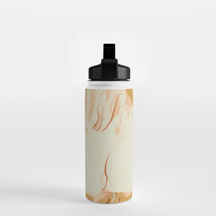 Minimal Abstract Art Horse Water Bottle Gallery Image 2