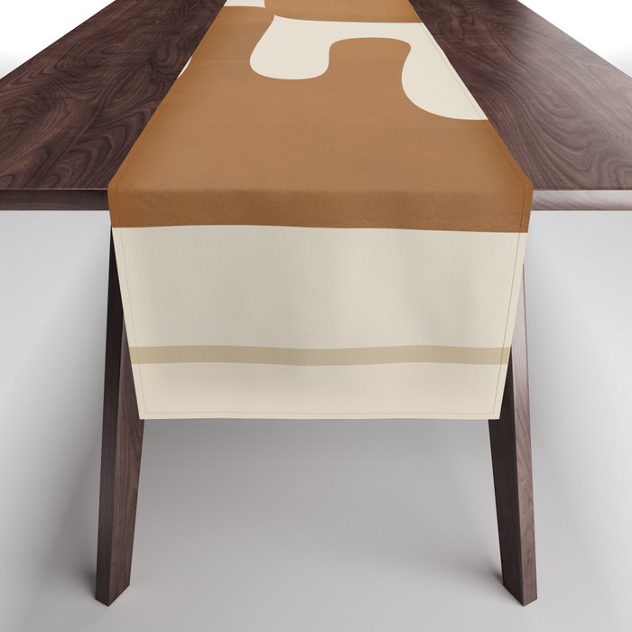 Modern Abstract Minimal Shapes 34 Table Runner Gallery Image 1