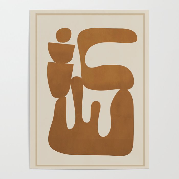 Modern Abstract Minimal Shapes 34 Poster Gallery Image 4