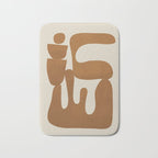 Modern Abstract Minimal Shapes 34 Bath Mat Gallery Image 1