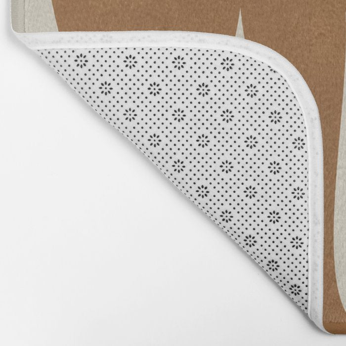 Modern Abstract Minimal Shapes 34 Bath Mat Gallery Image 2
