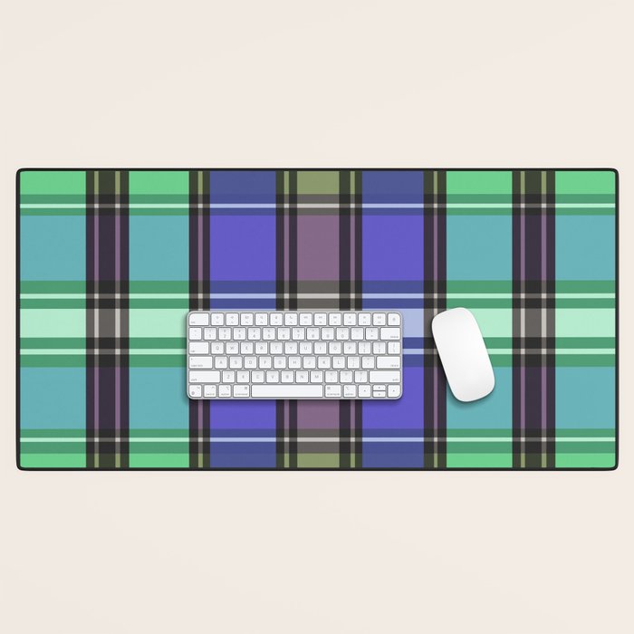 Fusion Colorful Toned Grids B Desk Mat Gallery Image 1