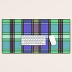Fusion Colorful Toned Grids B Desk Mat Gallery Image 1