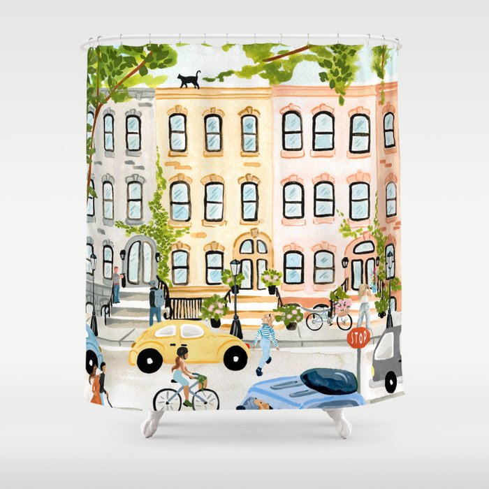 New York Shower Curtain Gallery Image 1