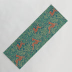 Jungle Fawn and Cat Yoga Mat Gallery Image 1