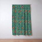 Jungle Fawn and Cat Window Curtain Gallery Image 3