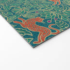 Jungle Fawn and Cat Welcome Mat Gallery Image 2
