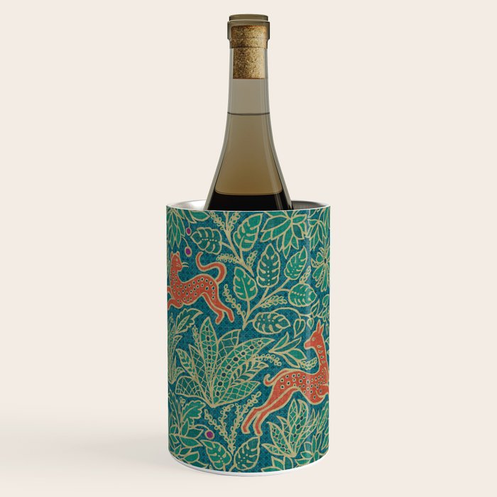 Jungle Fawn and Cat Wine Chiller Gallery Image 3