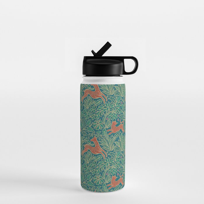 Jungle Fawn and Cat Water Bottle Gallery Image 1