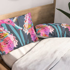 Colorful Seahorses Art 1 Pillow Sham Gallery Image 2