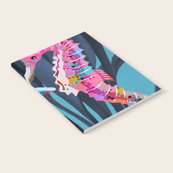 Colorful Seahorses Art 1 Notebook Gallery Image 2