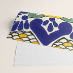 talavera mexican tile in yellow Wrapping Paper Gallery Image 2