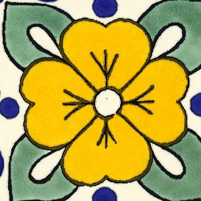 talavera mexican tile in yellow Coffee Mug Gallery Image 2