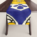 talavera mexican tile in yellow Table Runner Gallery Image 1