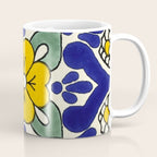 talavera mexican tile in yellow Coffee Mug Gallery Image 1