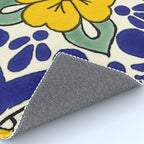 talavera mexican tile in yellow Rug Gallery Image 4
