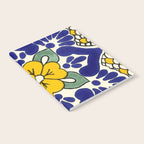talavera mexican tile in yellow Notebook Gallery Image 2