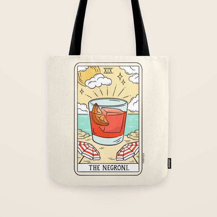 NEGRONI READING Tote Bag Gallery Image 1
