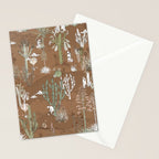 whimsical cactus earthy landscape Stationery Card Gallery Image 2