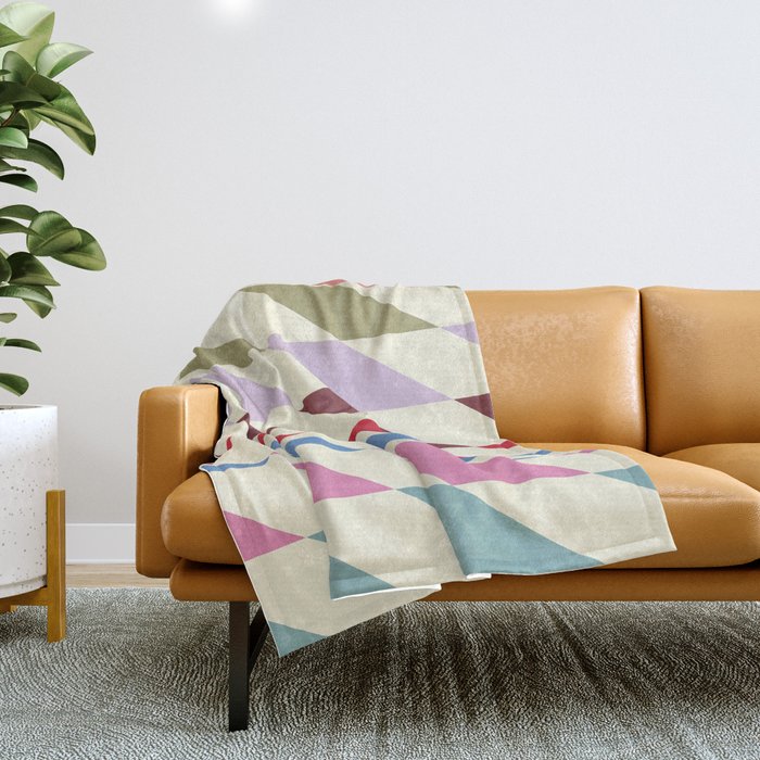Happy Flags Throw Blanket Gallery Image 1