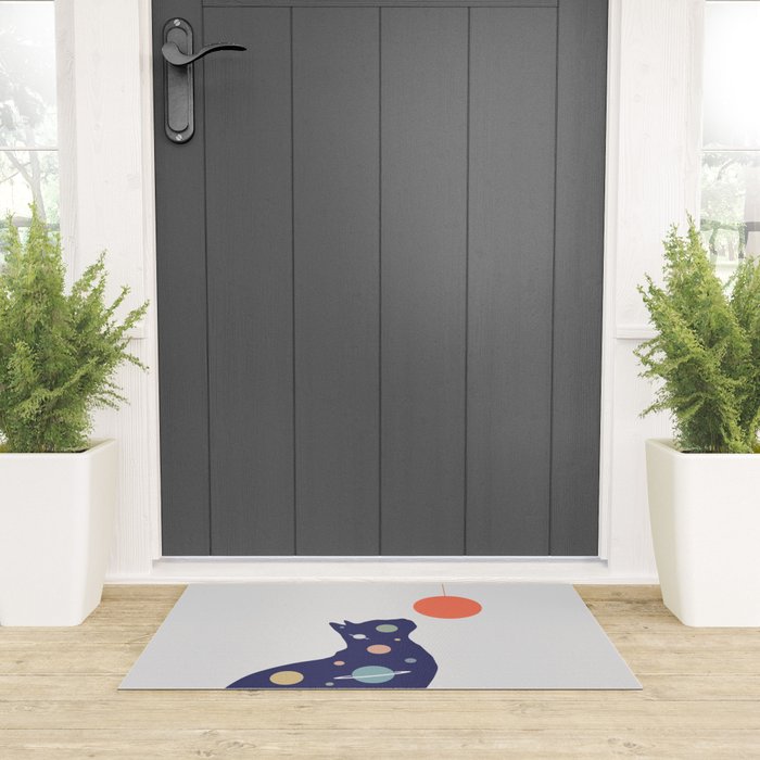 Cat Landscape 49 Welcome Mat Gallery Image 3
