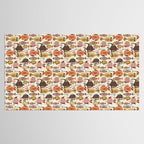 Mid Mod Deep Sea Fishing Ivory Tablecloth Gallery Image 2