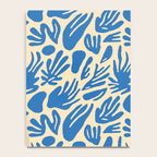 Blue nature leaf shape art pattern Notebook Gallery Image 4