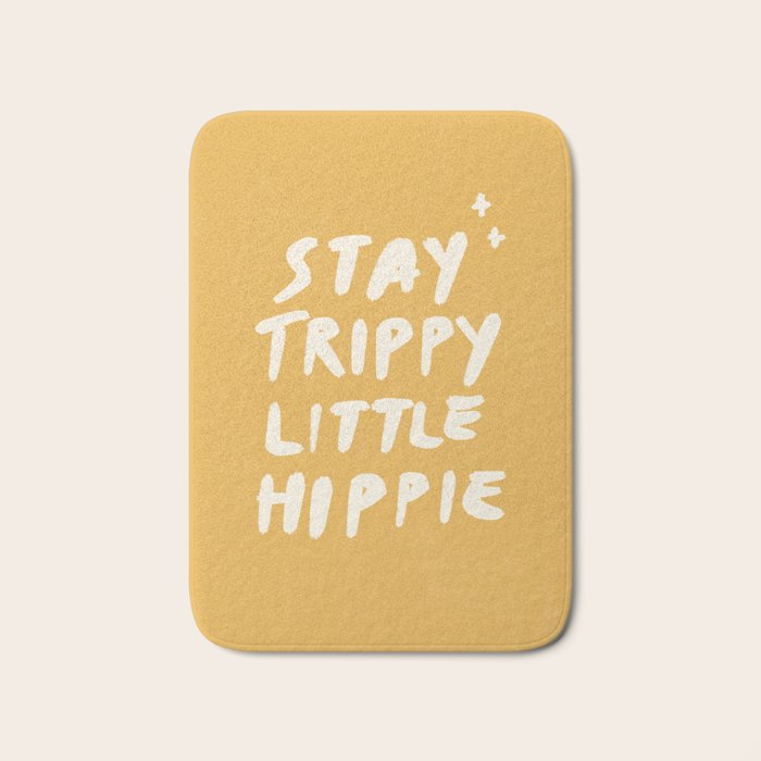 Stay Trippy Little Hippie Bath Mat Gallery Image 1